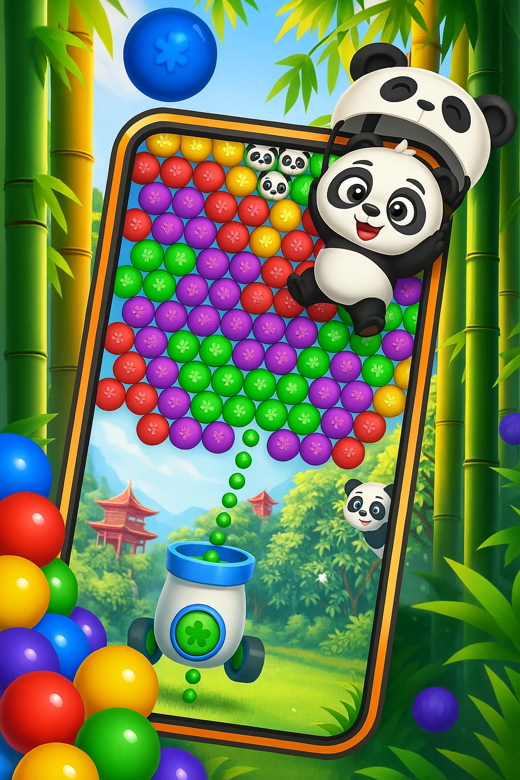 Panda World : Bubble Shooter screenshot
